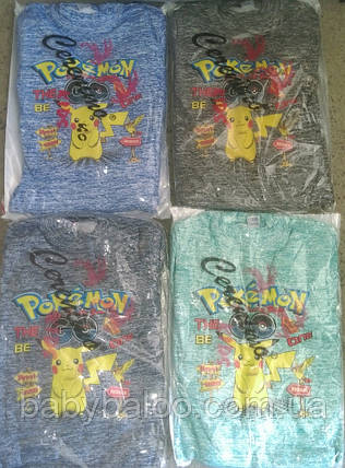 Стійка підліток меланж "Pokemon"(від 5 до 8 років)начіс, фото 3