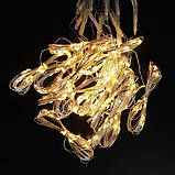 Гірлянда-штора світлодіодна 200 LED 3х2 м + Пульт+USB Теплий білий iC227, фото 2