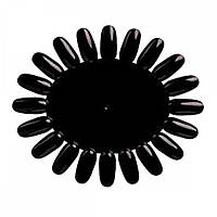 Планшет для зразків "Ромашка" 20 нігтів  чорна