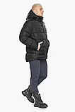 Чоловіча повсякденна куртка на зиму колір чорний-електрик модель 51999, фото 5