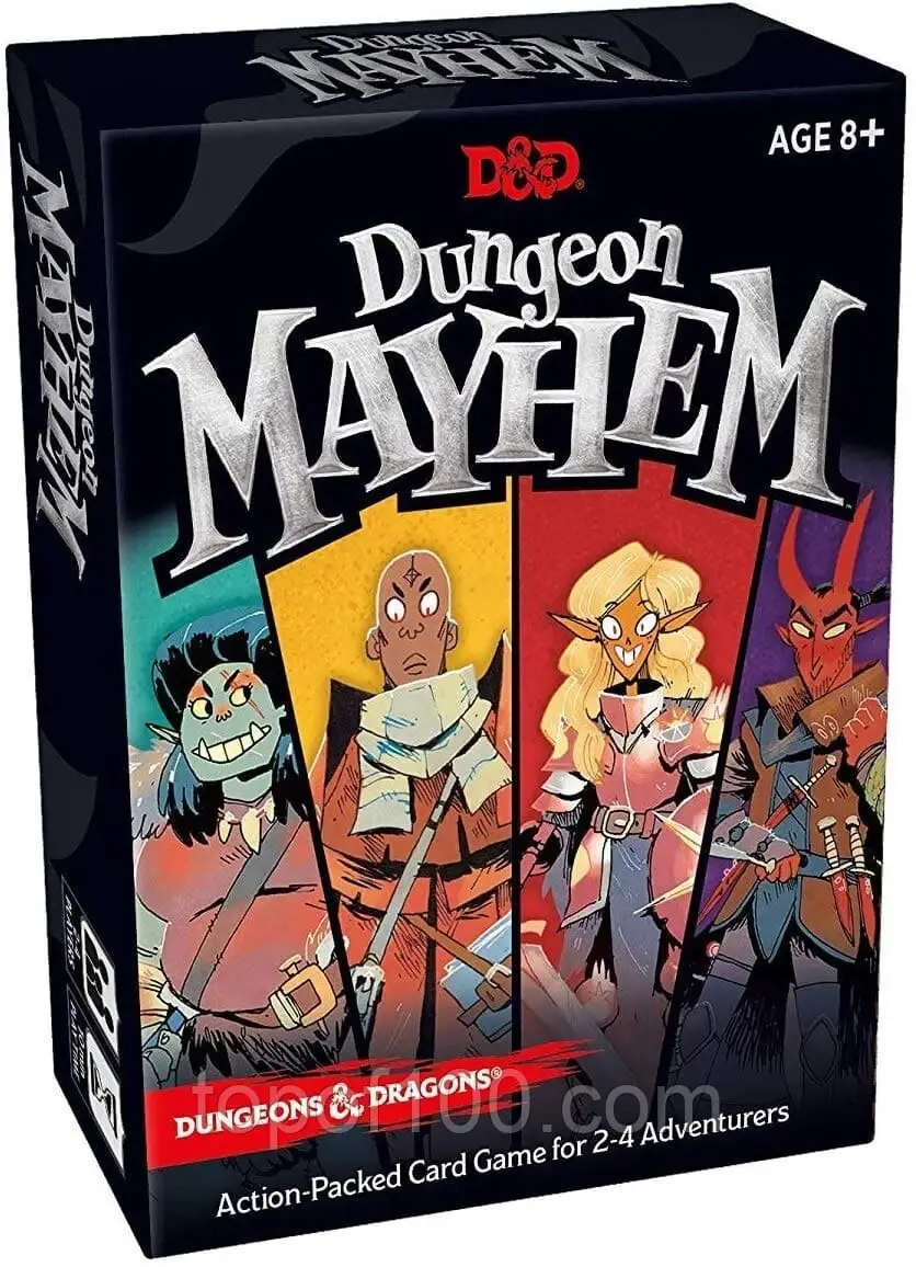 Настільна гра Dungeon Mayhem Dungeons & Dragons Card Game (Підземілля та Дракони: Підземелля Хаосу)