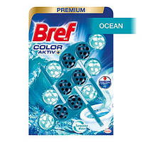 Засіб Bref Color Active Ocean для унітазів туалетний блок 3х4