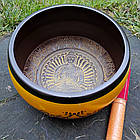 Лита співаюча чаша "Будда-Квітка життя" (діаметр 19 см), фото 2