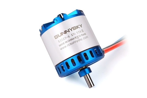 Мотор безколекторний SunnySky для літаків X3525 V3 KV550 2200W 88А 6S - 1 шт.