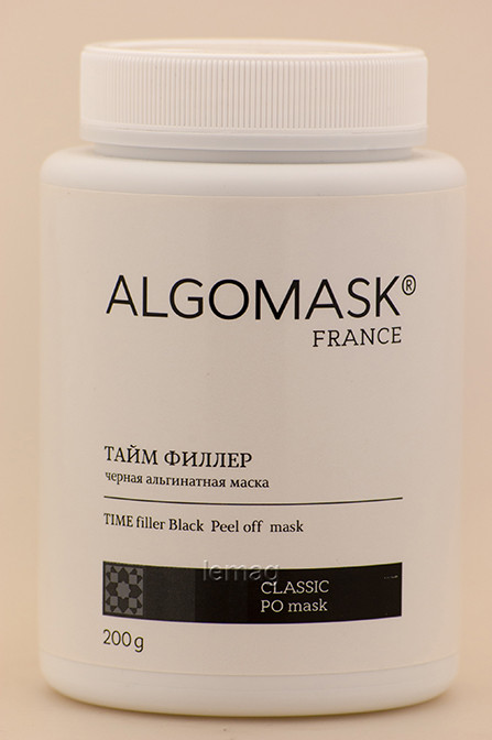 ALGOMASK Чорна альгінатна маска Тайм Филлер, 200 г, фото 1