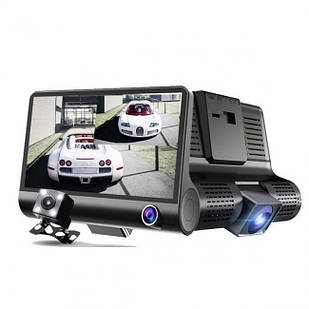 Відеореєстратор з 3 камерами Car DVR WDR Full HD 1080P