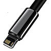 Кабель зарядный Baseus USB - Lightning Tungsten 2.4A 2 м Black (CALWJ-A01), фото 2