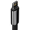 Кабель зарядный Baseus USB - Lightning Tungsten 2.4A 2 м Black (CALWJ-A01), фото 3