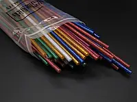 Стержні клейові різнокольорові для пістолетів, Діаметр: 7мм, Довжина: 25см 1кг. Кольоровий