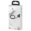 Кабель зарядный Baseus USB - Lightning Tungsten 2.4A 2 м Black (CALWJ-A01), фото 6