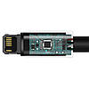 Кабель зарядный Baseus USB - Lightning Tungsten 2.4A 2 м Black (CALWJ-A01), фото 7