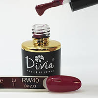 Divia Гель-лак для ногтей Red Wine №RW40