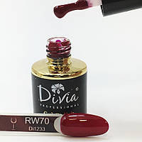 Divia Гель-лак для ногтей Red Wine №RW70