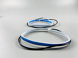 Гнучка світлодіодна LED-стрічка для фар автомобіля, гнучкі денні ходові вогні з миготливим поворотом авто LED