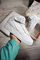 Nike Air Force Mid Winter Мужские кроссовки зимние на меху найк