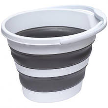 Відро складане 10л 27*34см 117-011 силікон/пластик MZOPT