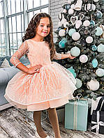 Дитяча сукня персикова на зріст 122-128 см
