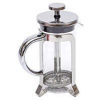 Заварочный чайник френч-пресс с стеклянной колбой и металлическим ситом на 600 мл MY121-600ML