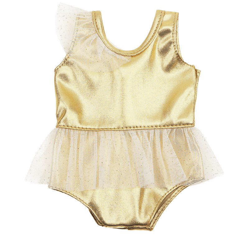 Одяг для ляльки Бебі Борн / Baby Born 43 см купальник золотистий 8727