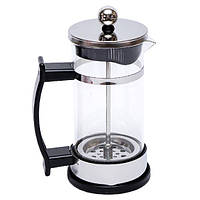 Заварочный чайник френч-пресс с стеклянной колбой и металлическим ситом на 600 мл MY29-600ML