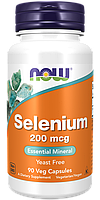 Now foods selenium 200 mcg 90 capsules, now селен 200 мкг 90 капсул