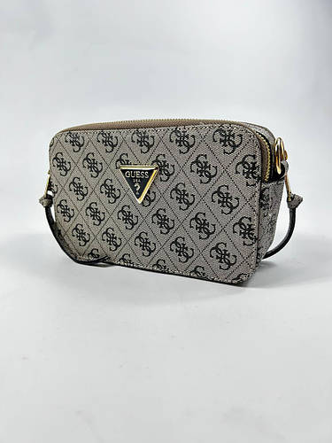 Женская сумка Guess Zippy Snapshot Grey (серая) красивая сумочка на ...