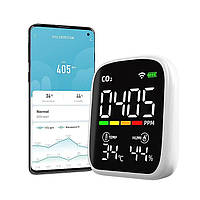 Монітор СО2, аналізатор повітря, температури та вологості, датчик NDIR