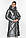 Оригінальна жіноча куртка колір темний бенкетет модель 51675, фото 4