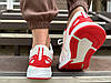 Чоловічі кросівки SUPOR, A2310-5, білі з червоними вставками torg24, фото 5