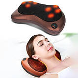 Масажна подушка Car and Home Massage Pillow, масажер для GK-696 шиї автомобільний, фото 6