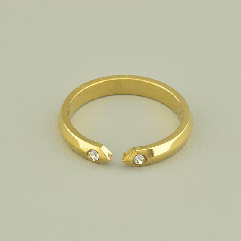 Кільце 'XUPING' Фіаніт (позолота 18к (лимонне)), фото 1