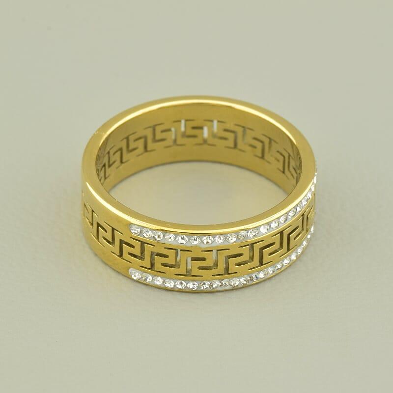 Кільце 'XUPING' Фіаніт (позолота 18к (лимонне)), фото 1