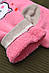 Шкарпетки махрові дитячі рожевого кольору з малюнком р.5-6 168524M, фото 3
