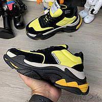 Кроссовки Balenciaga Triple S 2.0 Black Yellow