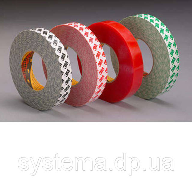 3M™ 9040 Двостороння стрічка з каучуковим клеєм середньої жорсткості, 0,07х1000,0 мм, рулон 50 м