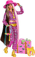 Лялька Барбі Екстра Подорож Сафарі Barbie Doll with Safari Fashion Extra Fly Pink Animal Print