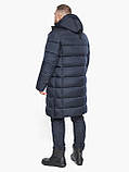 Зимова чоловіча куртка лаконічна темно-синього кольору модель 63518 (КЛАД ТІЛЬКИ 54(XXL)), фото 7