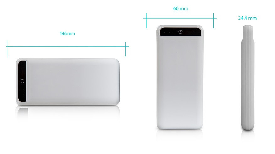 Power Bank S-L ⁇ NK IP-G21 20000 mAh 2xUSB + Ліхтарик