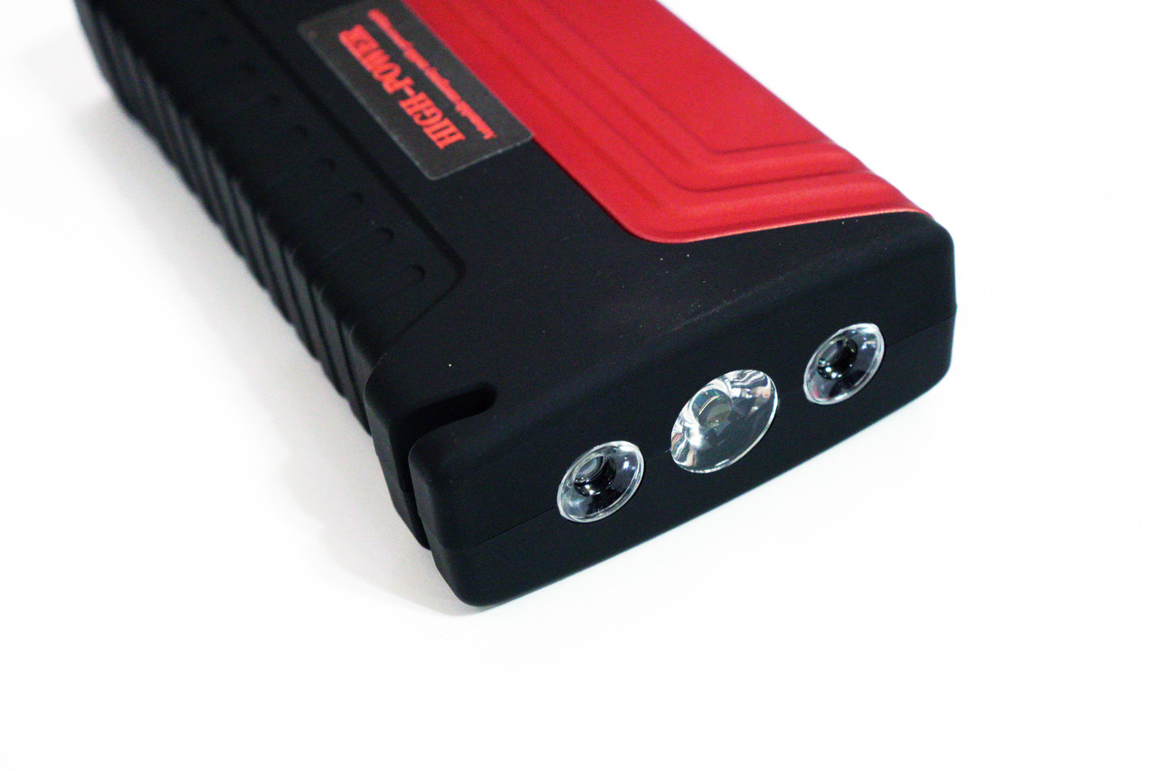 Car jump starter 20000mAh Повер банк зарядно пусковий пристрій для машини 4хUSB+Ліхтарик + Компресор