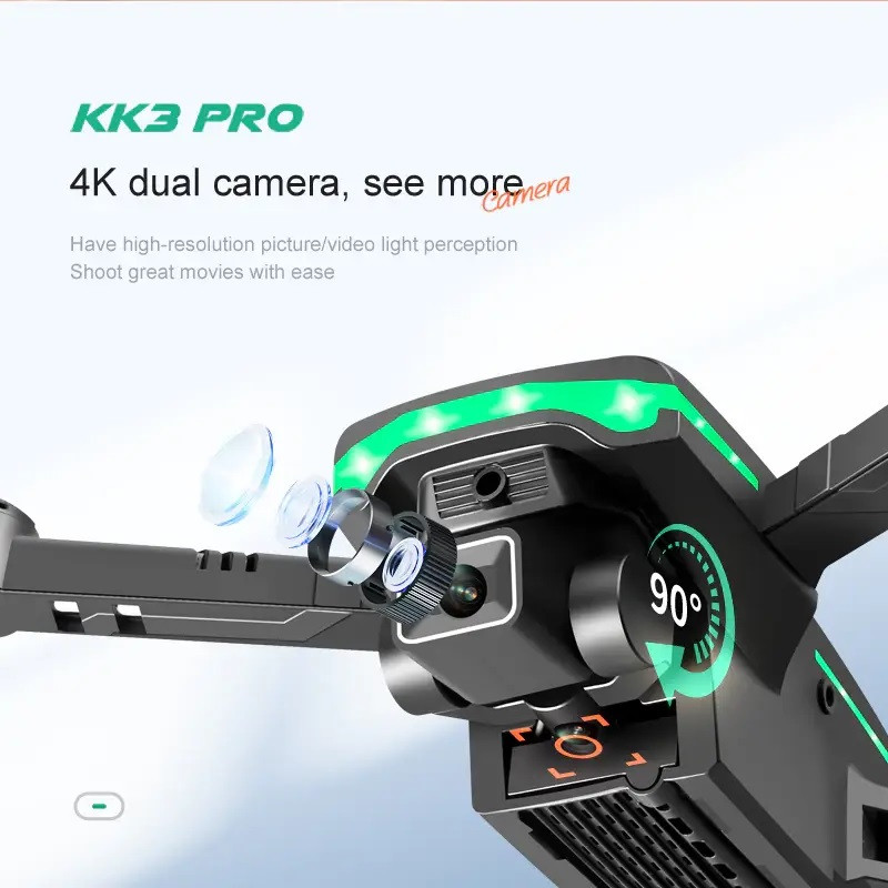 Квадрокоптер kk3pro WIFI + 2 камери — вниз/вперед