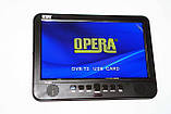 TV Opera 1002 10" Портативний телевізор з Т2 USB SD HDMI, фото 5