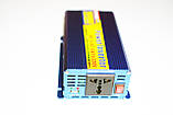 Перетворювач (інвертор) 12V-220V 1000W Blue, фото 3