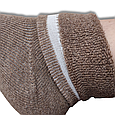 Шкарпетки чоловічі ангорові з махрою теплі бежеві зимові шкарпетки, фото 2
