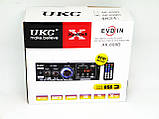 Підсилювач UKC AK-699BT USB Блютуз 300W+300W 2х канальний, фото 7