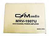 Автомобільний підсилювач звуку CMaudio MRV-1907U + USB 4000 Вт 4х канальний Прозорий корпус, фото 7