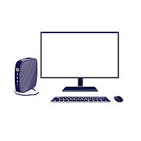 Рабочее место ТК HP T620 AMD 2яд/ 4GB/SSD 16GB + Монитор 22" кл1 + клав.+мышь Гарантия 12мес!