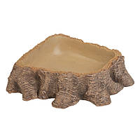 Миска для воды, угловая Hobby Drinking Bowl Stump 15 x 14 x 4 см кормушка для террариума