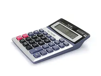 Настільний калькулятор для роботи бухгалтерам та касирам 1xAA CAL-1048