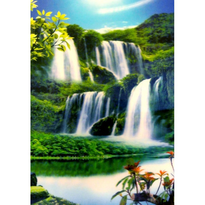 Постер голографічний "Водоспад Гори"