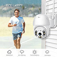 IP Вулична камера N3 3G/4G sim 2 Мп поворотна камера для охорони з мікрофоном та динаміком, фото 3